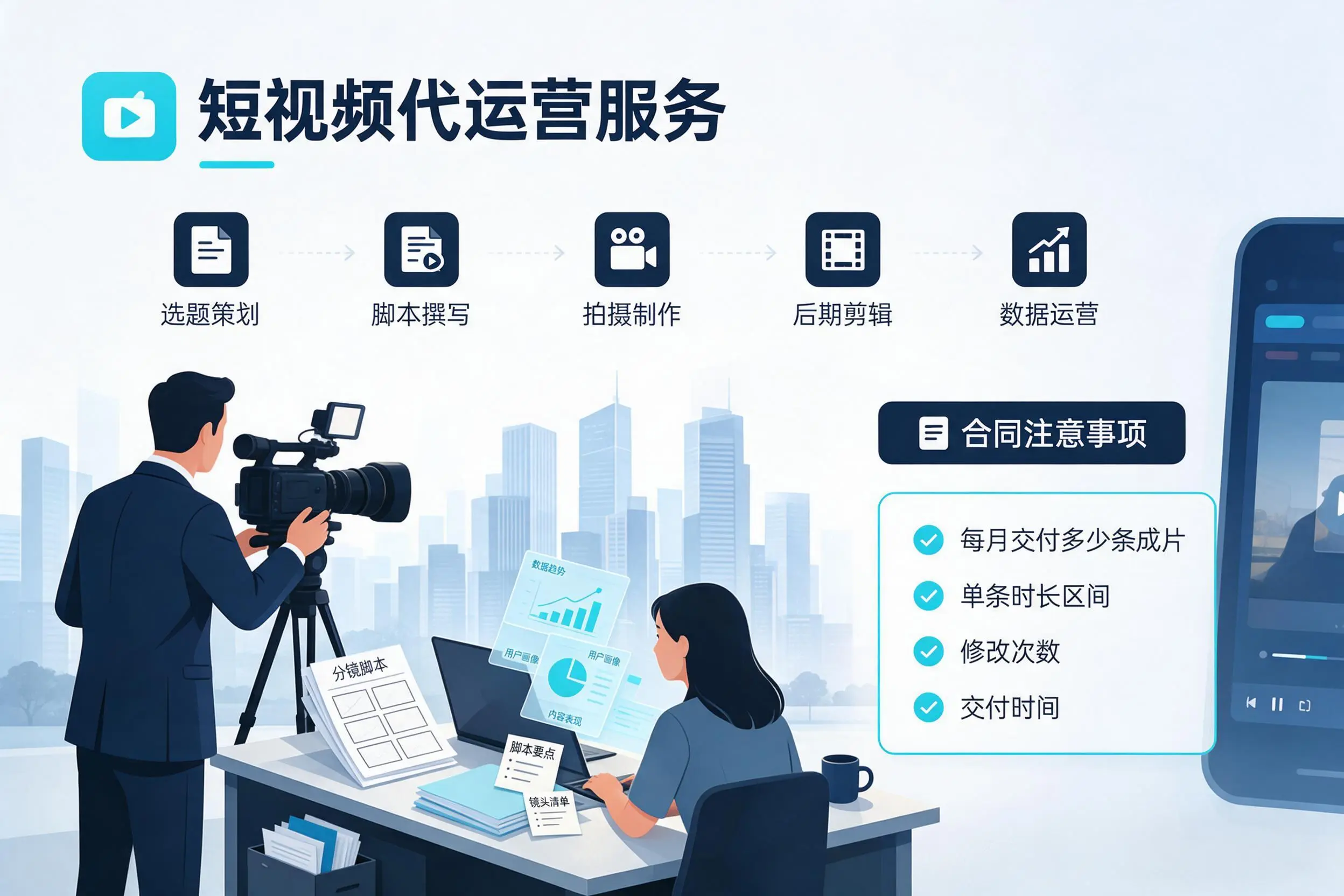 短视频代运营包含哪些服务？娄底企业常见问题科普