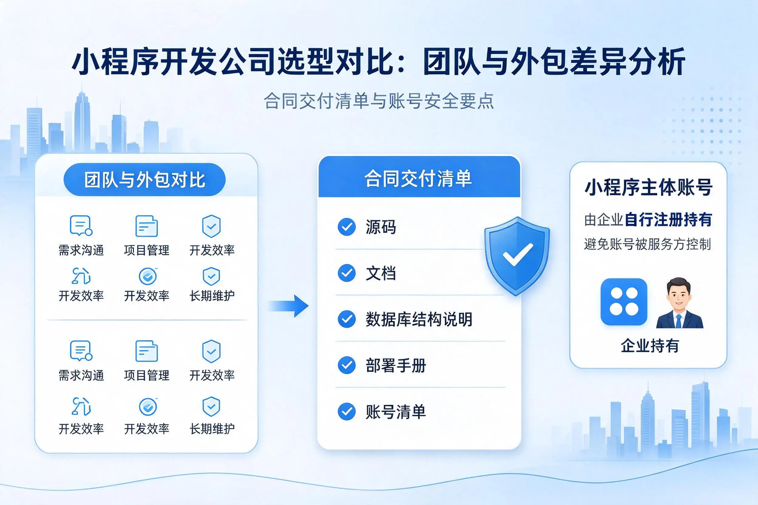 娄底小程序开发公司选型对比:团队与外包差异分析